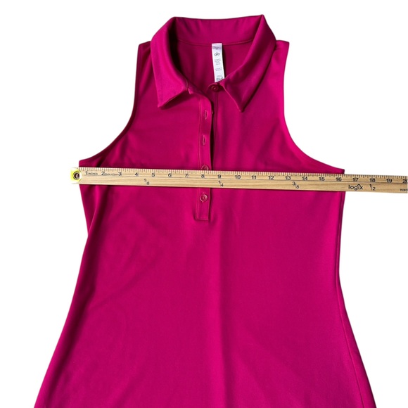 ALO Yoga Athletic Dress Magenta Crush Sleeveless Activewear Dress, M - Picture 7 of 7